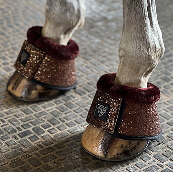 BOOTS SUPERGLITTER BRONS BRUN TEDDY