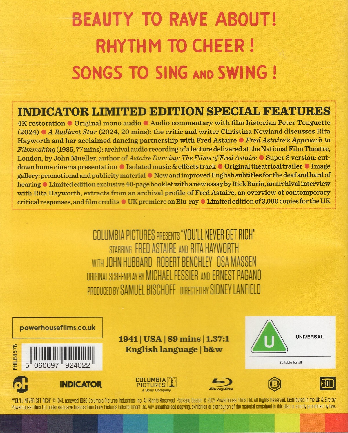 You'll Never Get Rich (Limited Edition) (ej svensk text) (Blu-ray) - 2