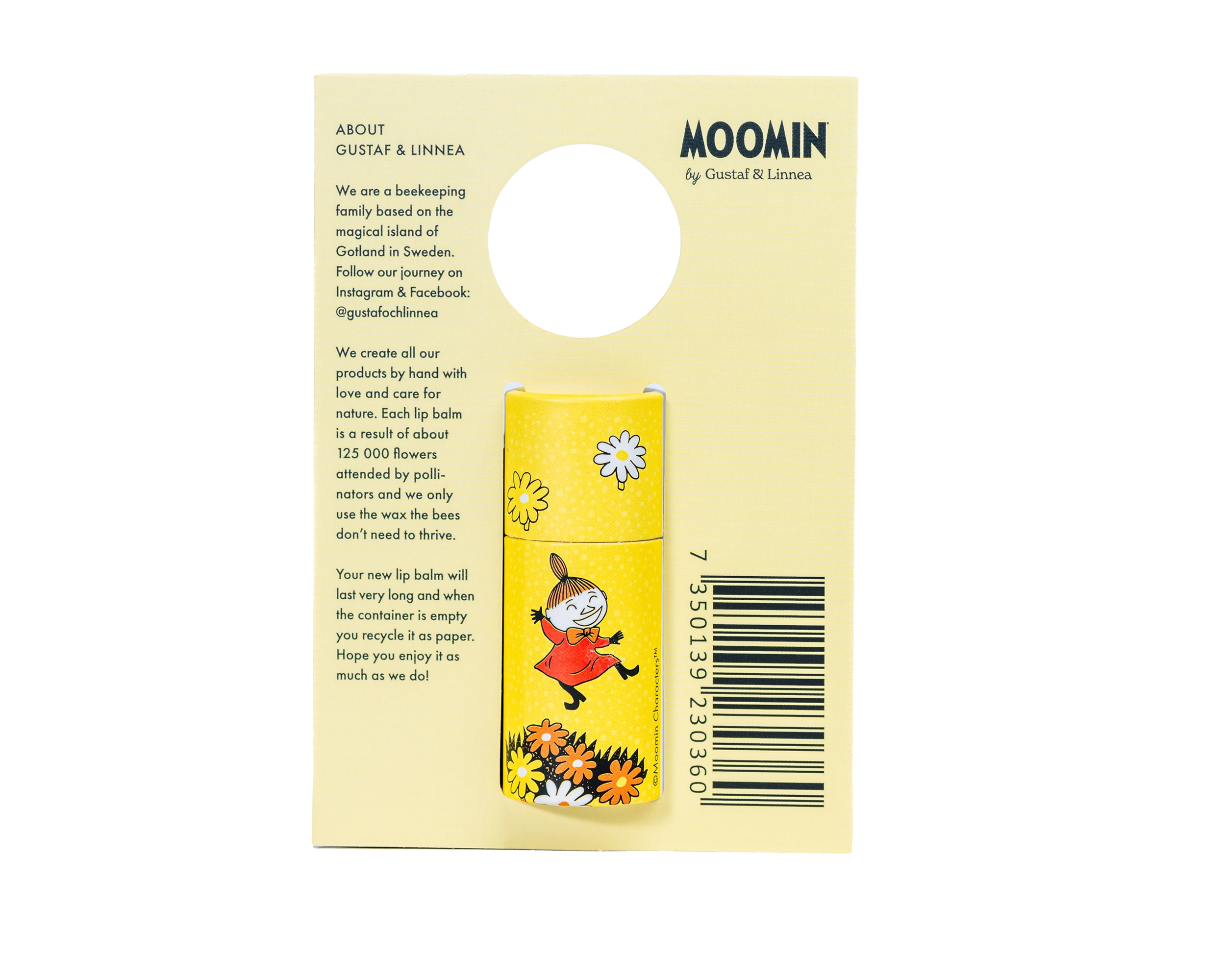 Moomin Beeswax Lip Cerate with Lemon & Honey - Little My - 5
