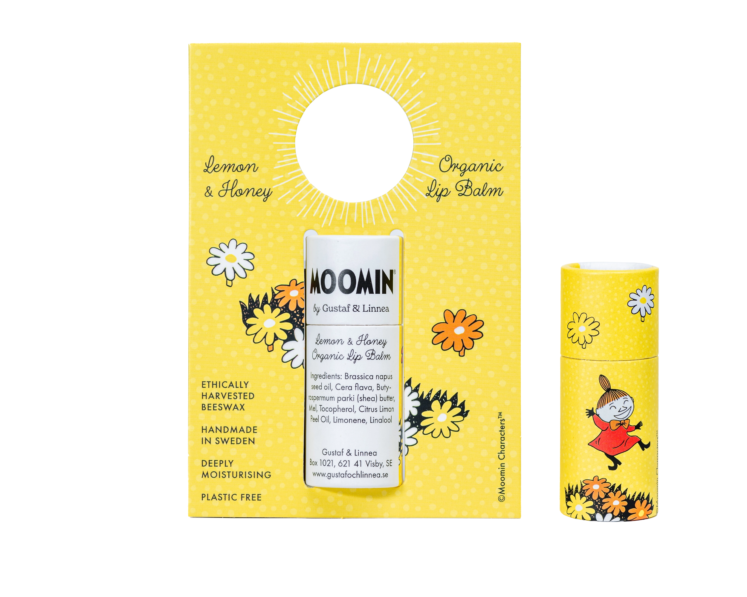 Moomin Beeswax Lip Cerate with Lemon & Honey - Little My - 8