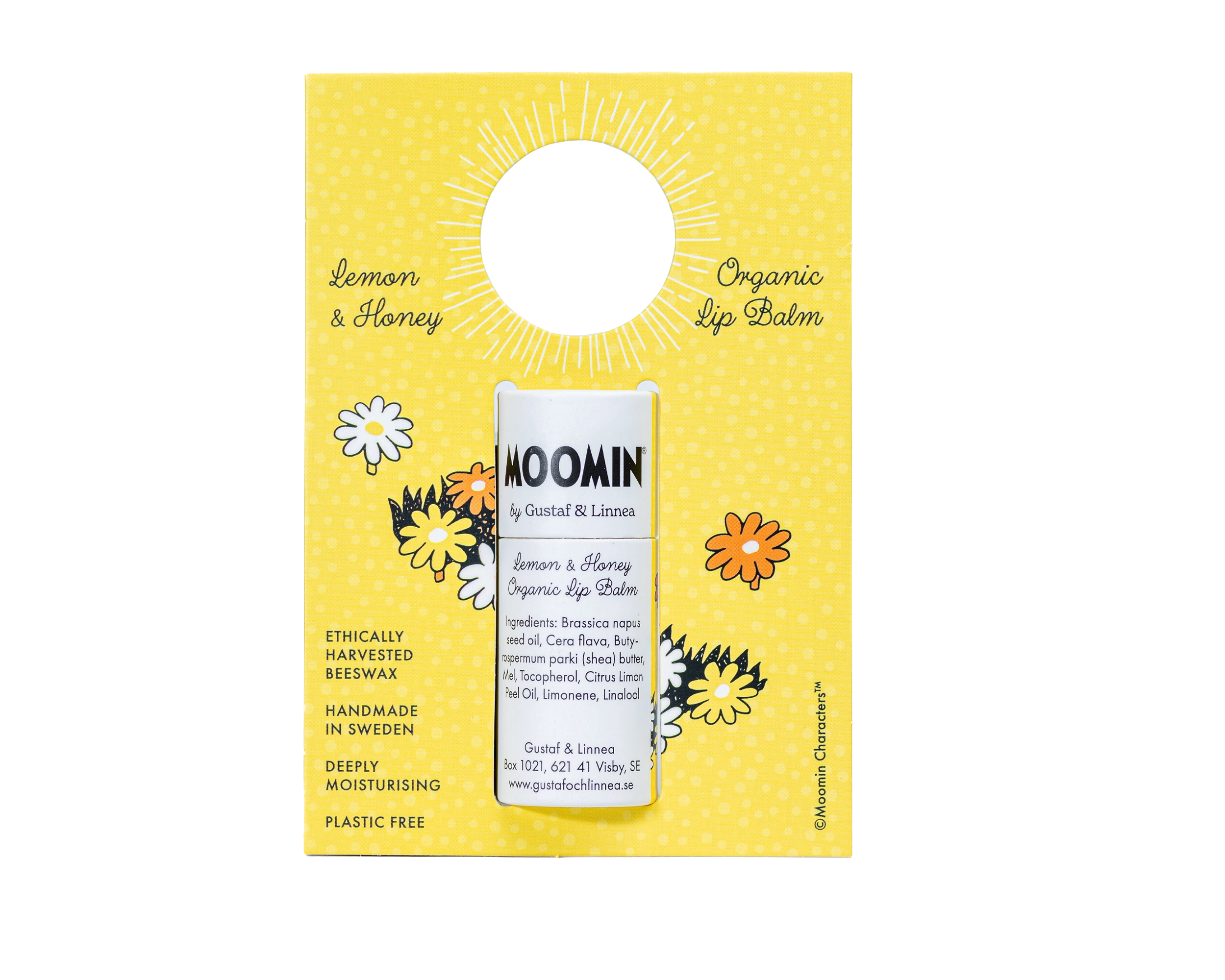 Moomin Beeswax Lip Cerate with Lemon & Honey - Little My - 6