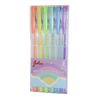 Gelpennor 6-pack