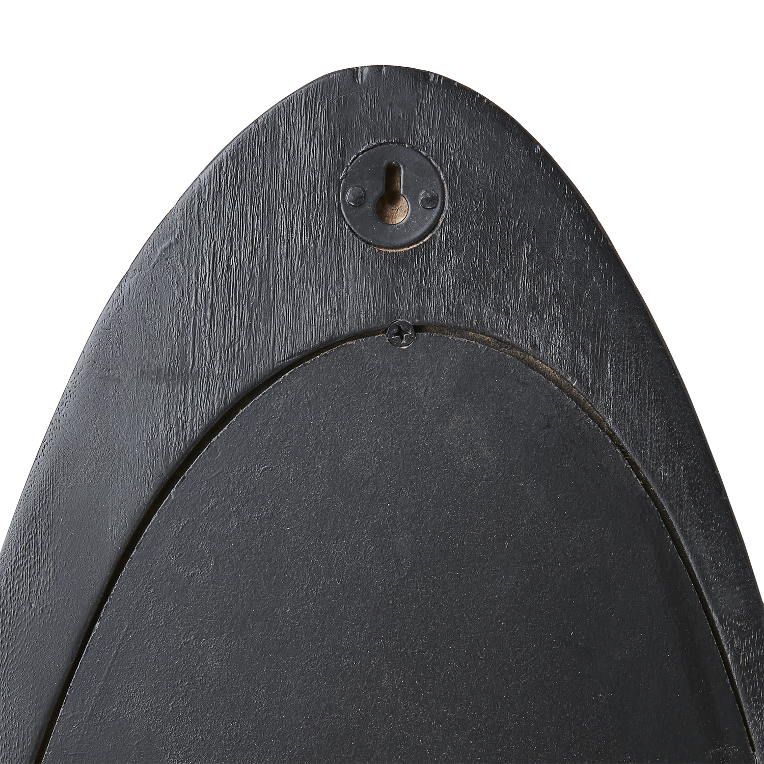 Portland oval spegel - Svart  - 4