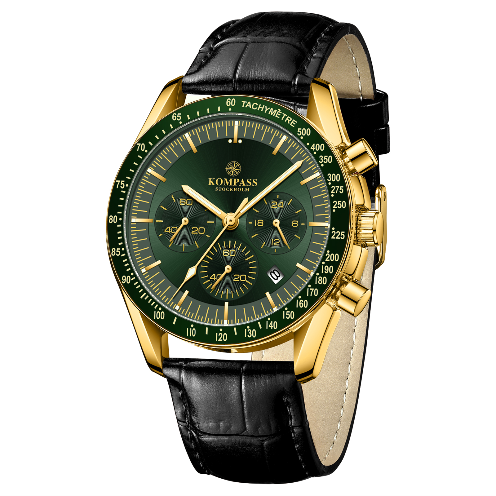 Kompass ChronoSpeed Gold Green Black - 3