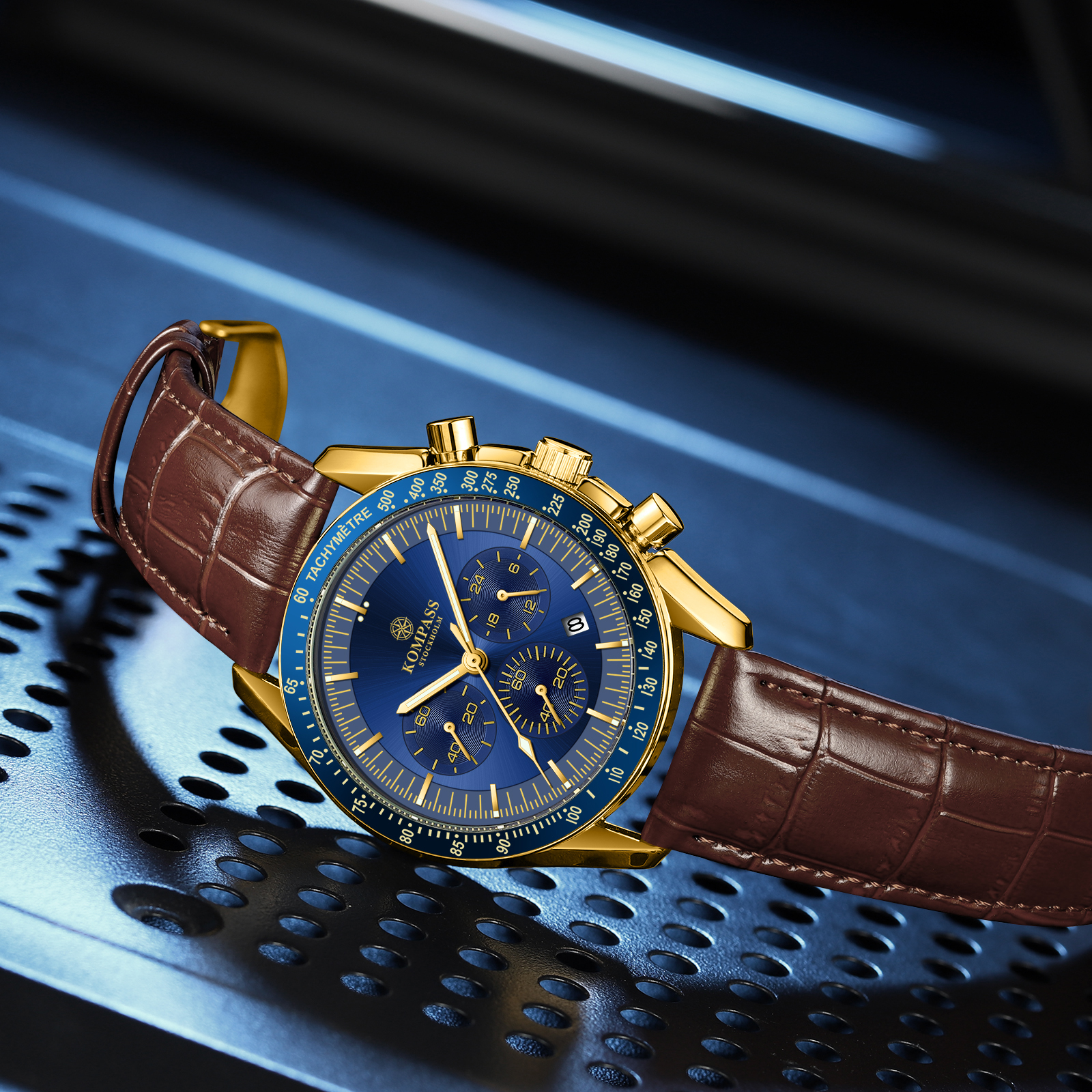 Kompass ChronoSpeed Gold Black - 5