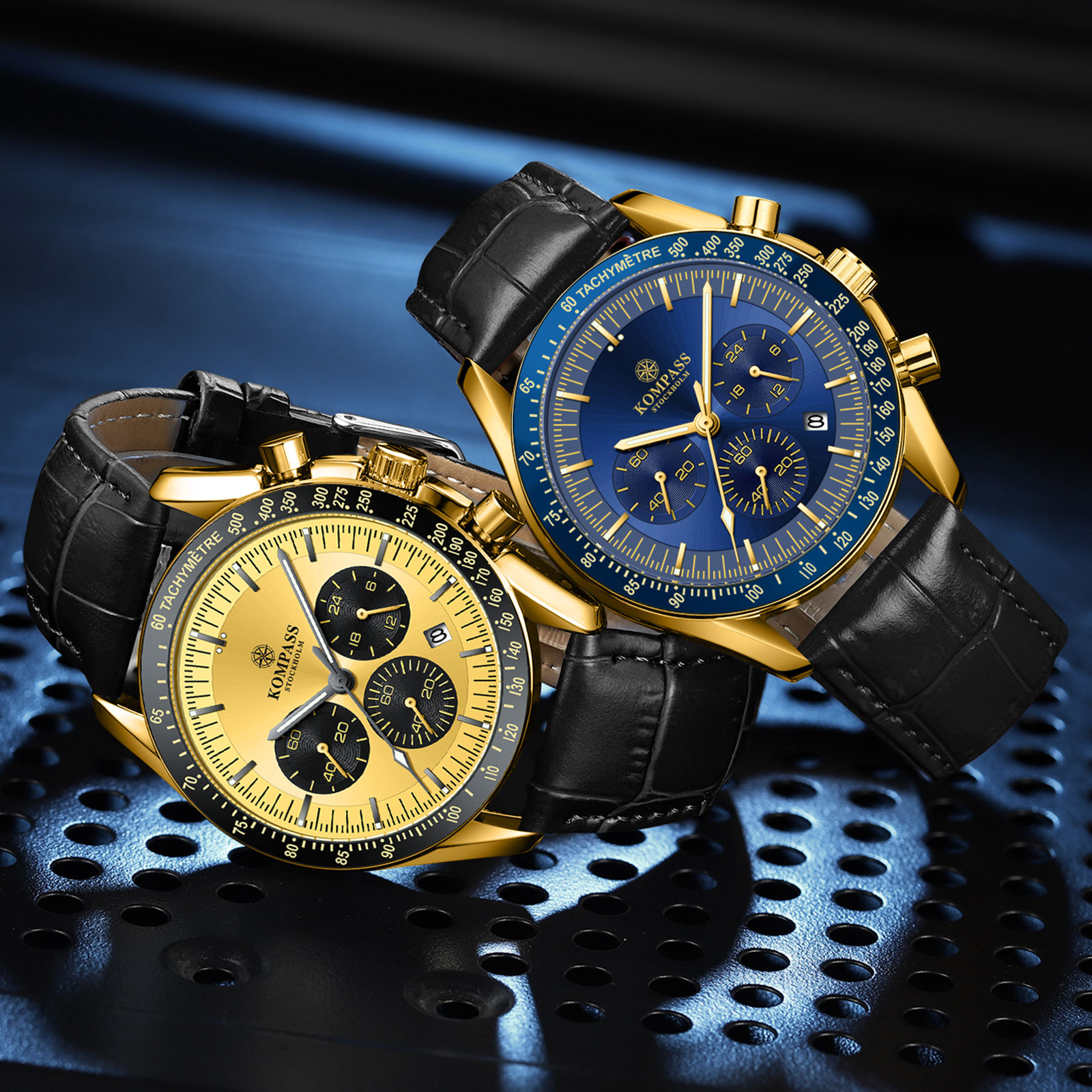 Kompass ChronoSpeed Gold Black - 11