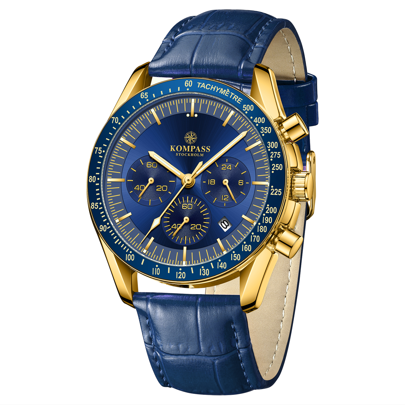 Kompass ChronoSpeed Gold Blue - 3