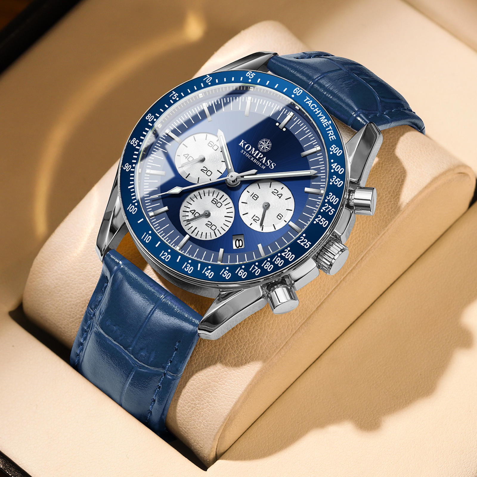Kompass ChronoSpeed Silver Blue - 4
