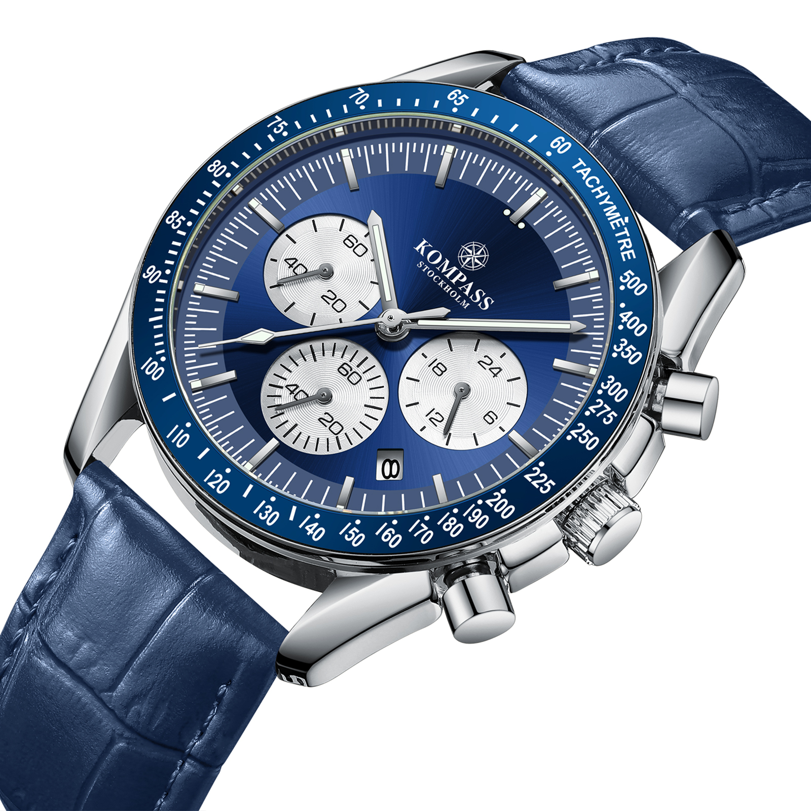 Kompass ChronoSpeed Silver Blue