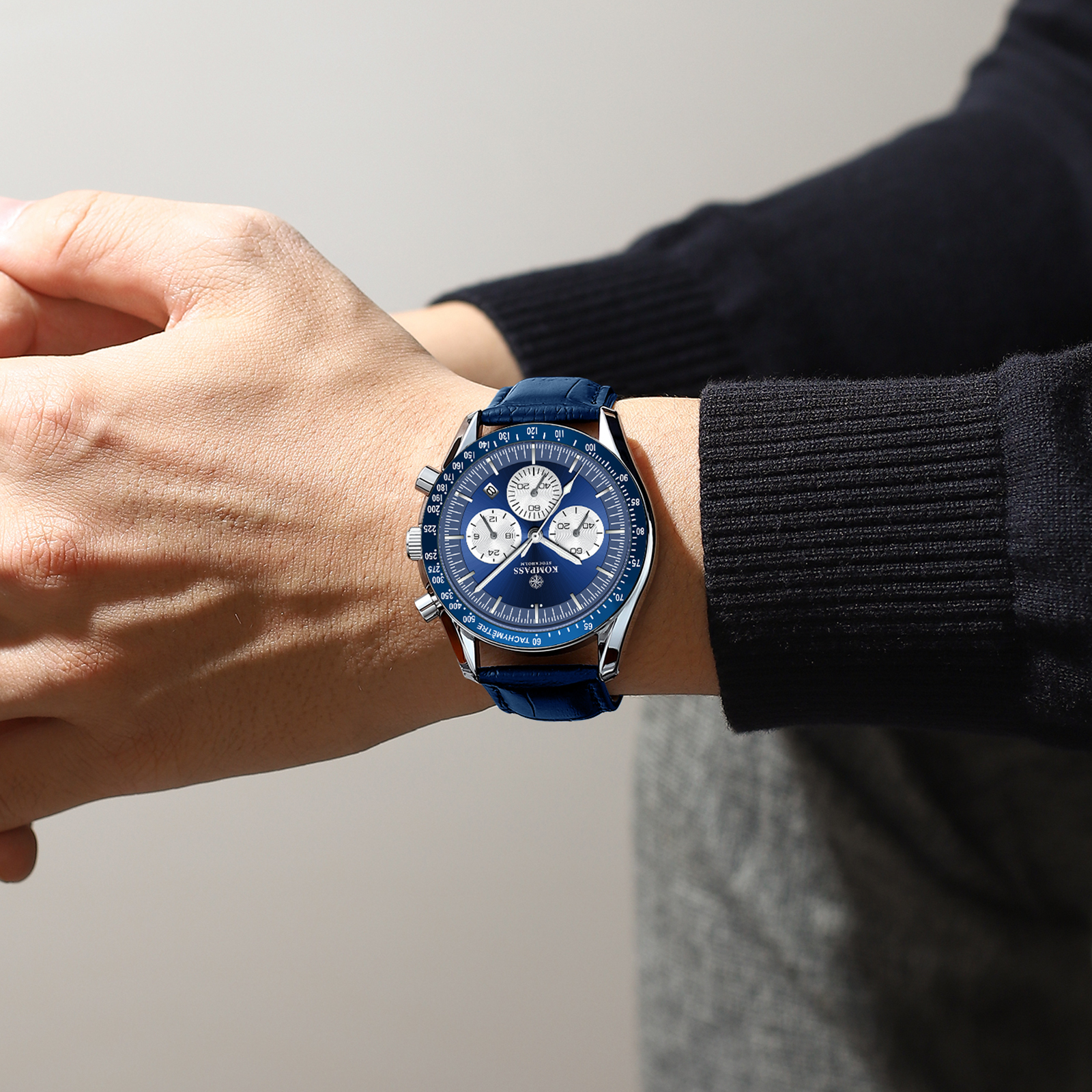 Kompass ChronoSpeed Silver Blue - 6