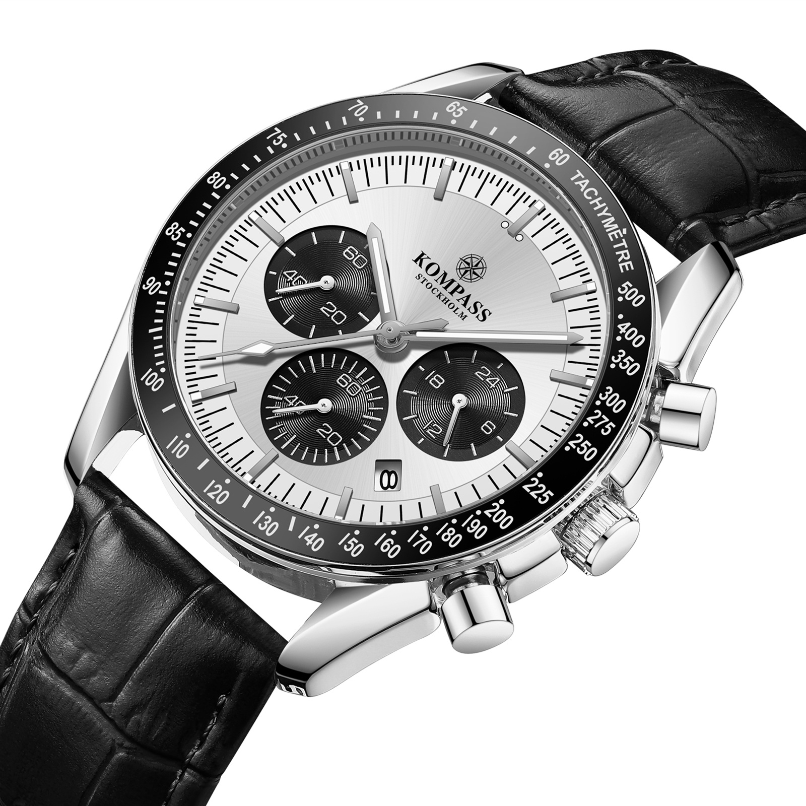 Kompass ChronoSpeed Silver Black - 2