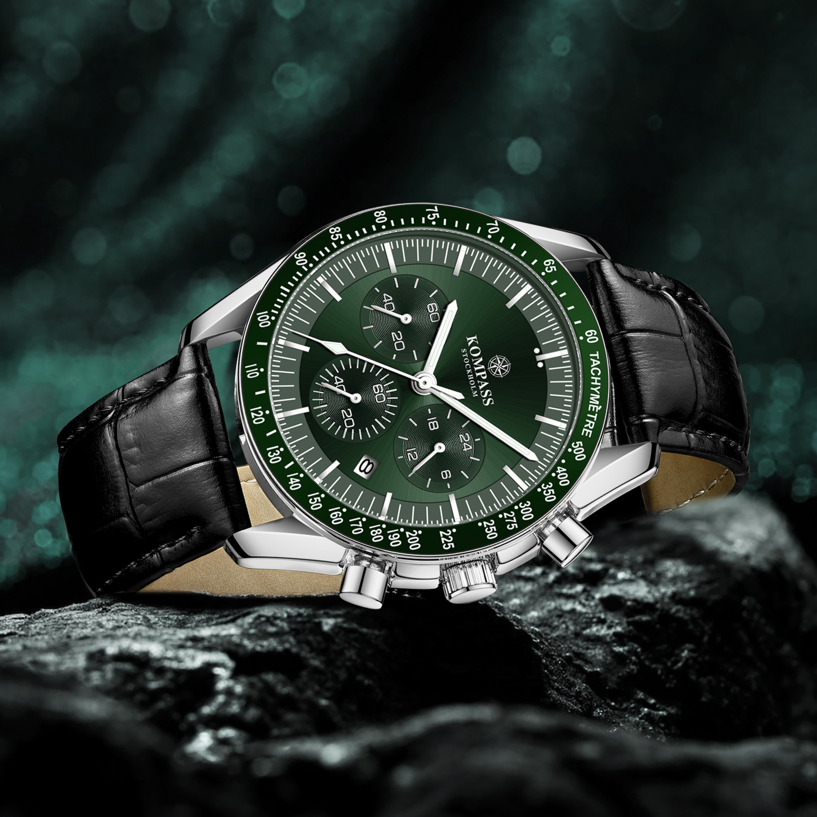 Kompass ChronoSpeed Silver Black - 5