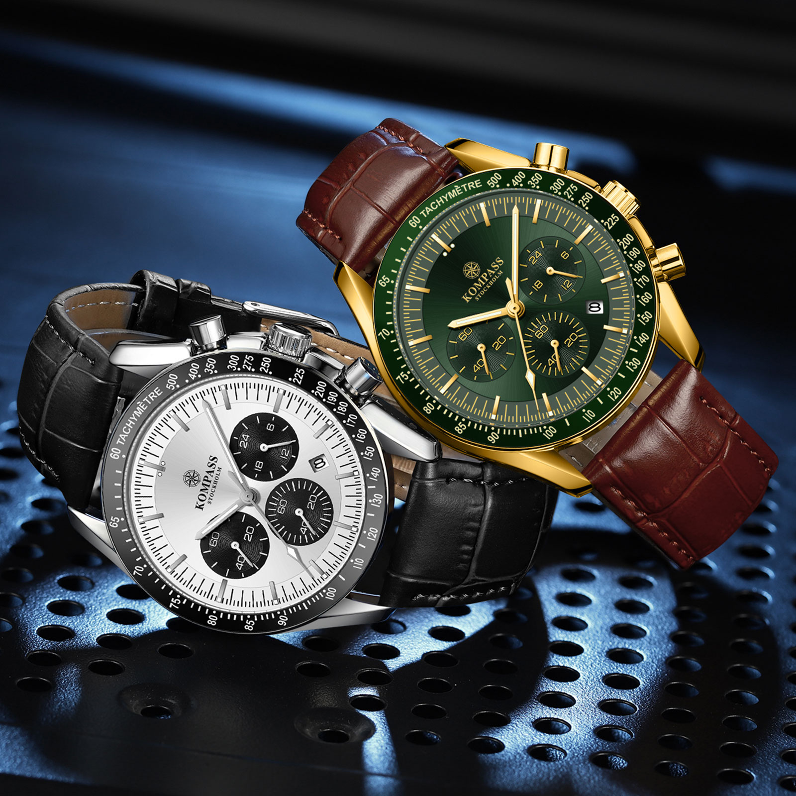 Kompass ChronoSpeed Silver Black - 13