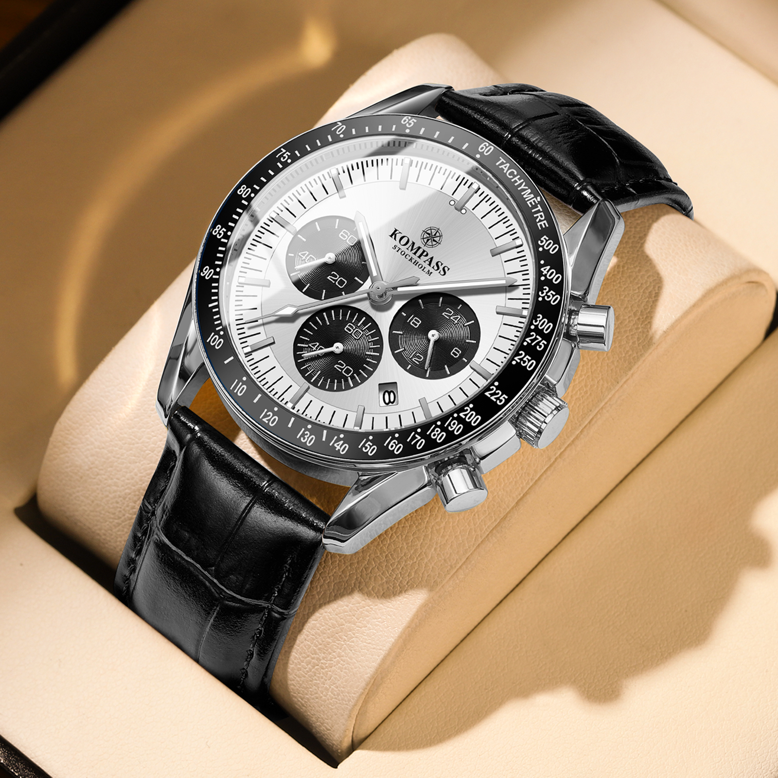 Kompass ChronoSpeed Silver Black - 4