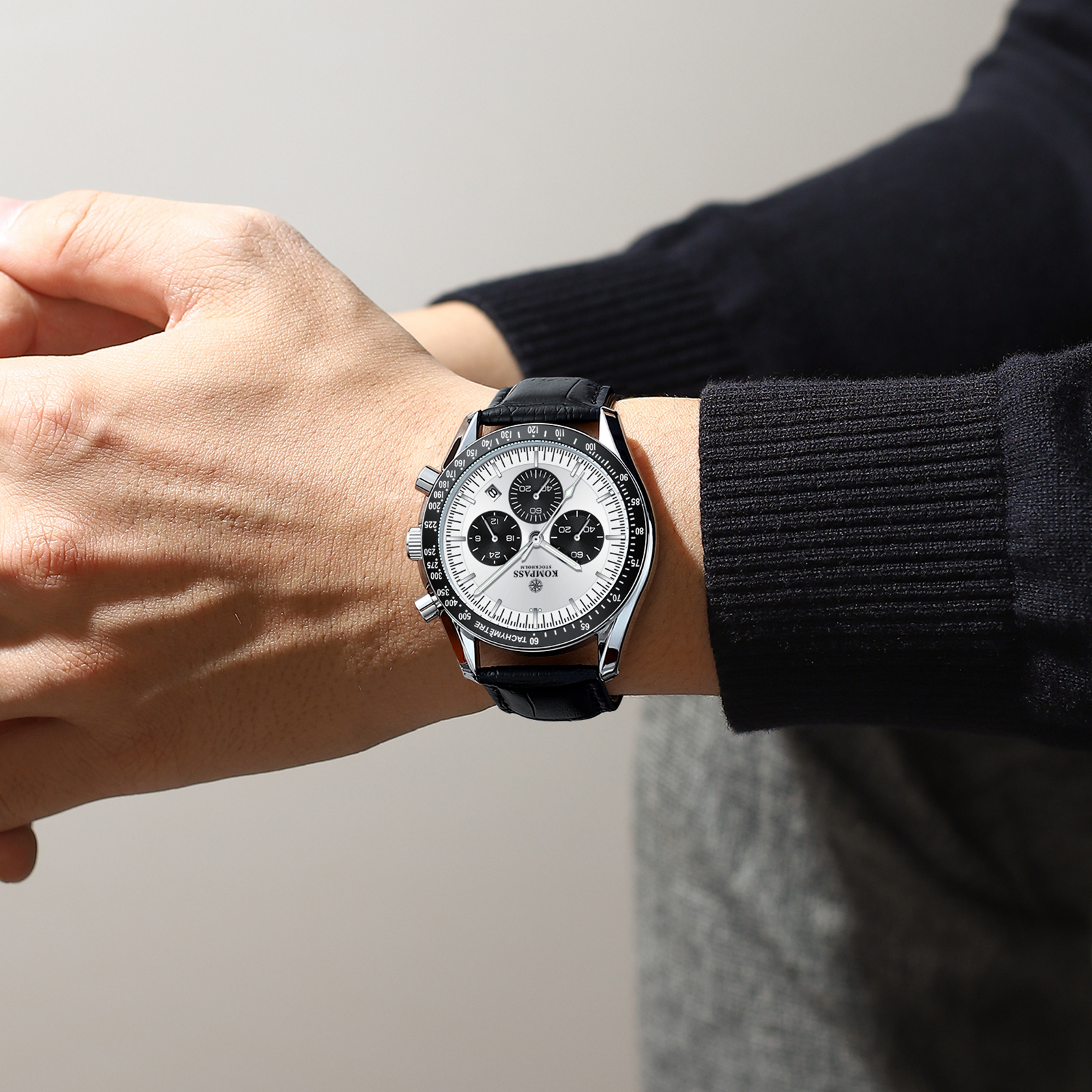 Kompass ChronoSpeed Silver Black - 7