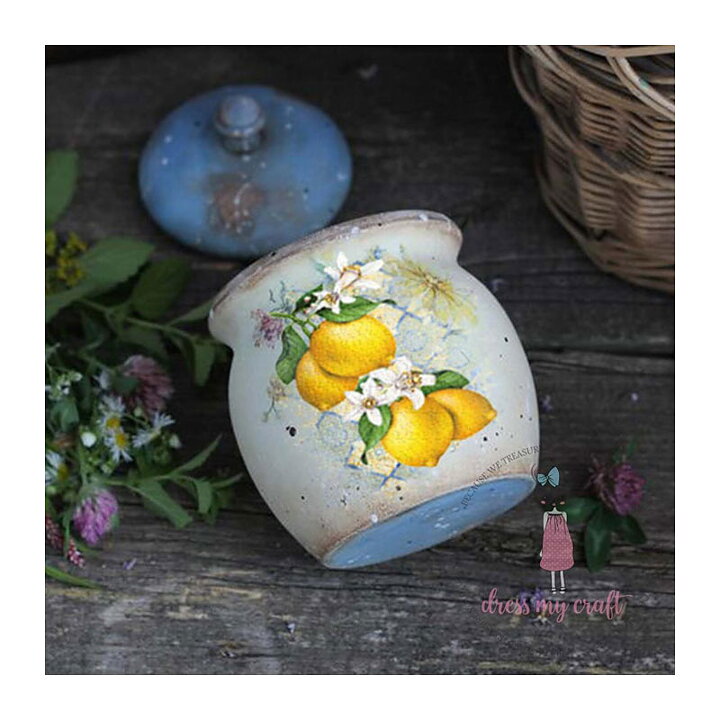 Dress My Craft Mini Transfer Me Sheet - Fresh Lemons