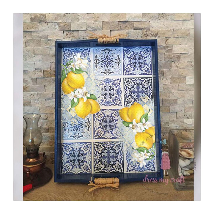 Dress My Craft Mini Transfer Me Sheet - Fresh Lemons