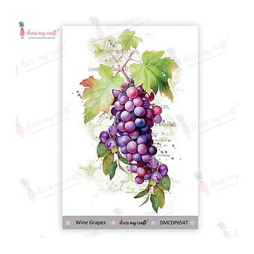 Dress My Craft Mini Transfer Me Sheet - Wine Grapes
