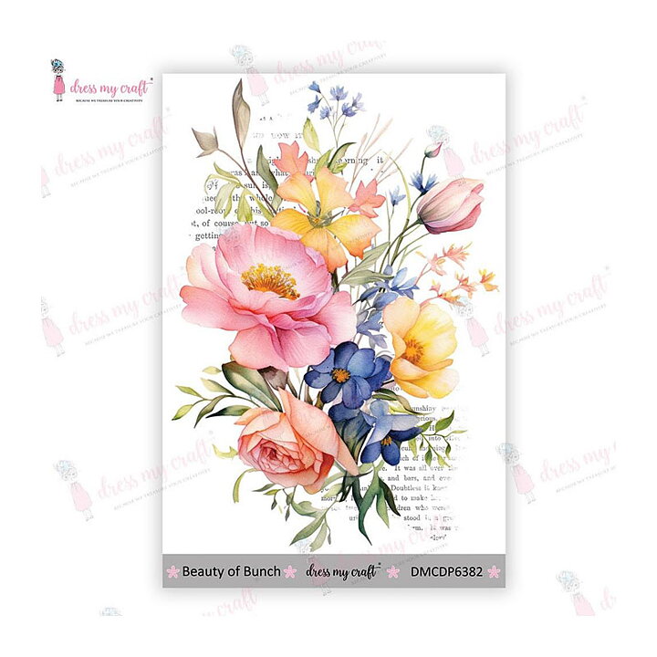Dress My Craft Mini Transfer Me Sheet - Beauty of Bunch