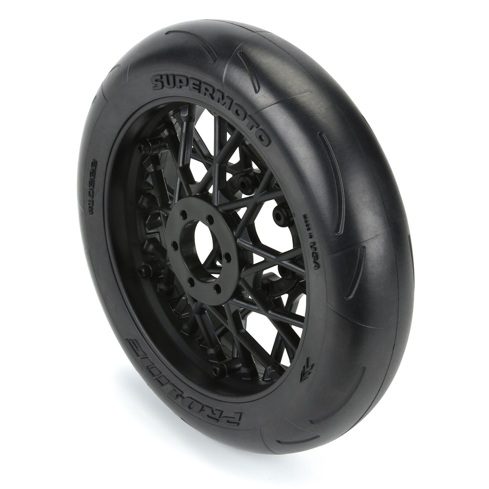 Pro-Line 1/4 Supermoto S3 Motorcycle Front Tire MTD Black (1): PROMOTO-MX - 3