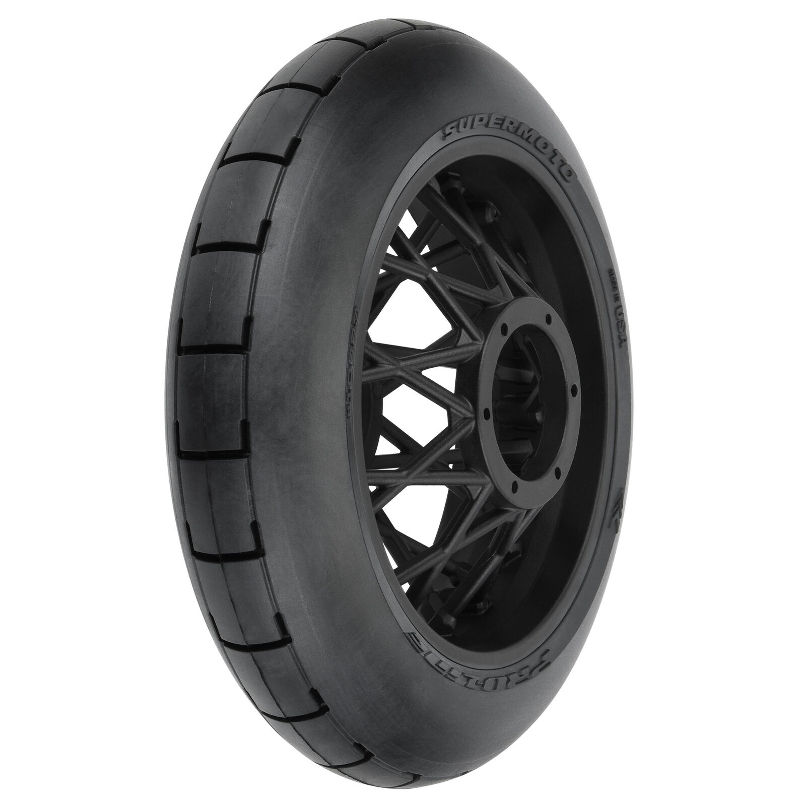 Pro-Line 1/4 Supermoto S3 Motorcycle Rear Tire MTD Black (1): PROMOTO-MX