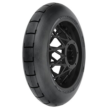 Pro-Line 1/4 Supermoto S3 Motorcycle Rear Tire MTD Black (1): PROMOTO-MX