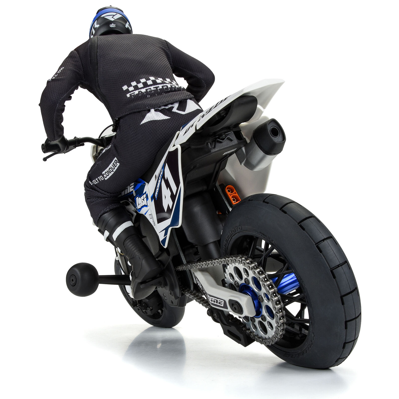 Pro-Line 1/4 Supermoto S3 Motorcycle Rear Tire MTD Black (1): PROMOTO-MX - 4