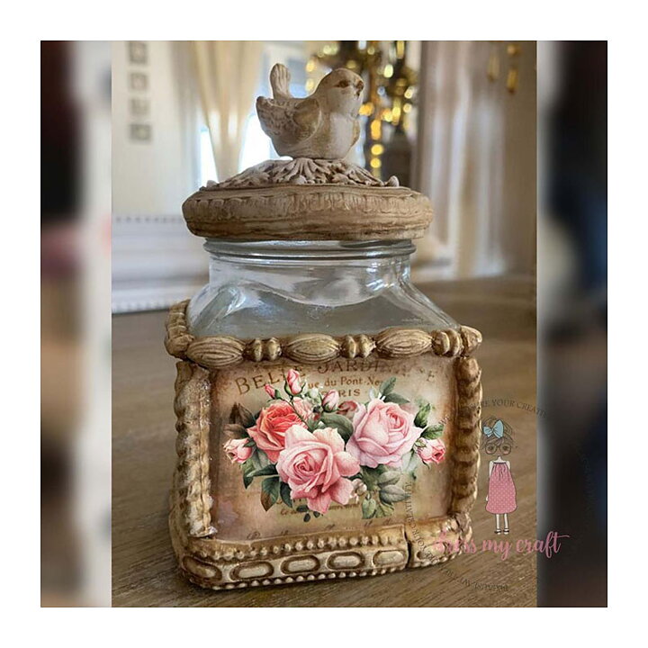 Dress My Craft Mini Transfer Me Sheet - Elegant Roses