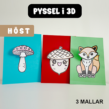 Pyssel i 3D - Höstmotiv