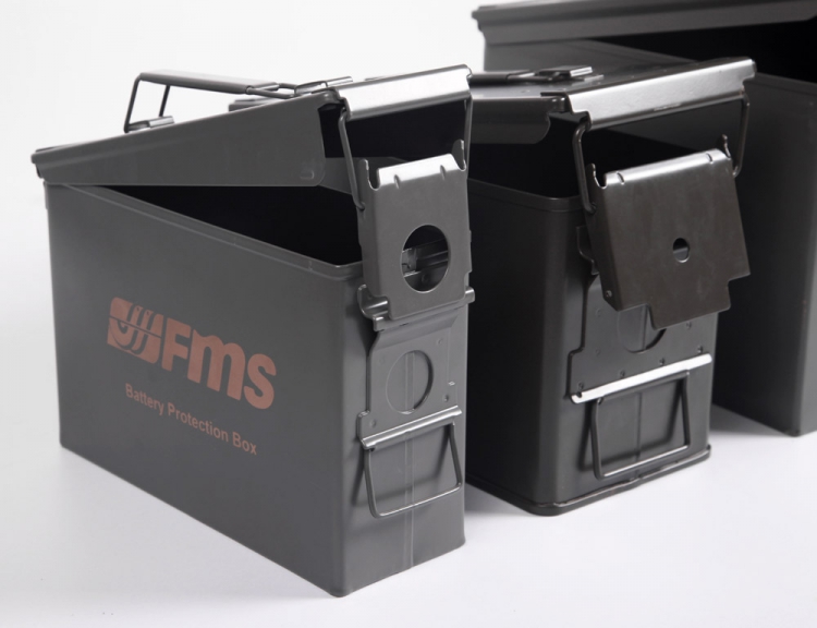 Battery Safety Box Small 279x97x185mm FMS - 4
