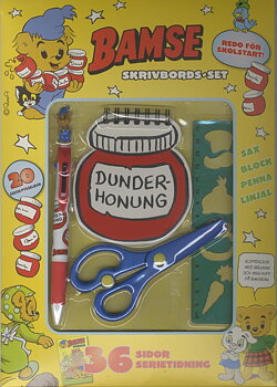 Bamse Extra 2024 nr 4, Redo för skolstart? Skrivbords-set!