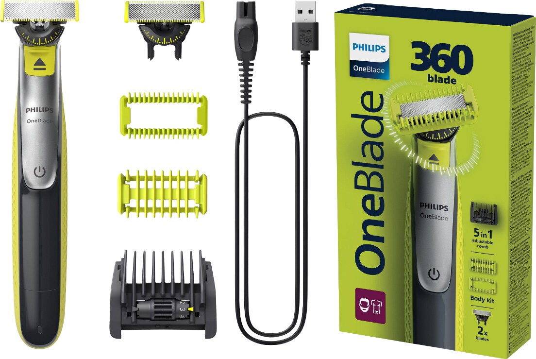 Philips OneBlade 360 ​​ansikts- och kroppstrimmer QP2834/23