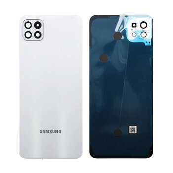 Samsung A22 5G Baksida med tejp - Vit