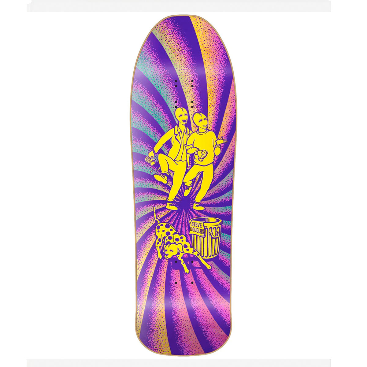 New Deal skateboard deck 9.75 chums neon HT