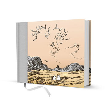 Hårdpärmad Mumin Skrivbok - Moomin and birds