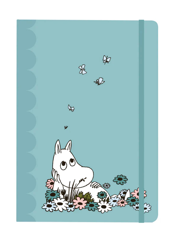 Mjukpärmad Mumin Anteckningsbok A5 - Dreamy Moomin