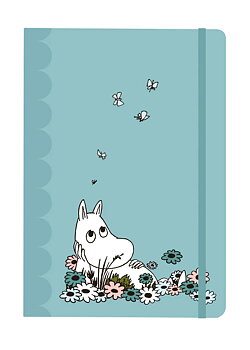 Mjukpärmad Mumin Anteckningsbok A5 - Dreamy Moomin
