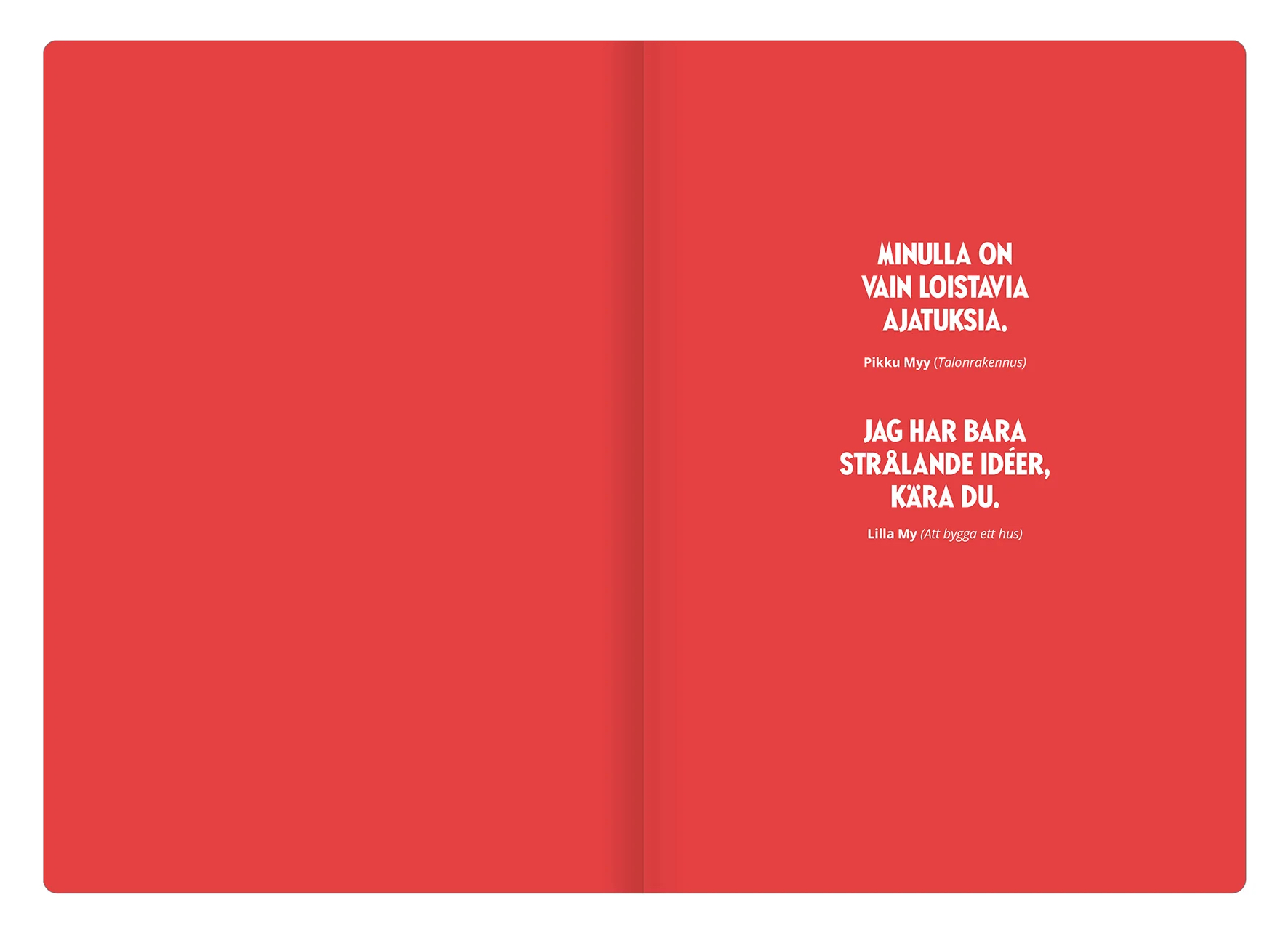 Mjukpärmad Mumin Anteckningsbok A5 - I only have excellent ideas - 2