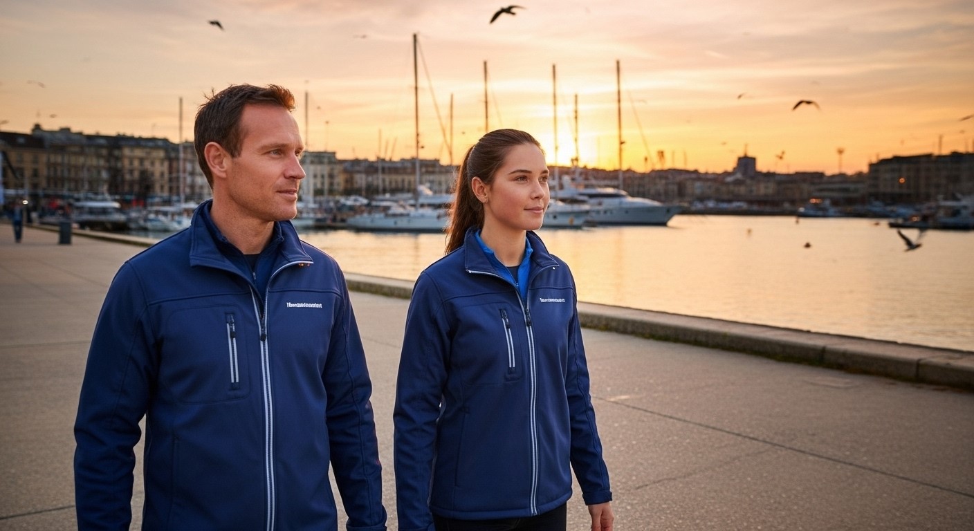 Jacka softshell herr Navy - 5