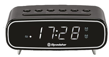 Roadstar klockradio svart