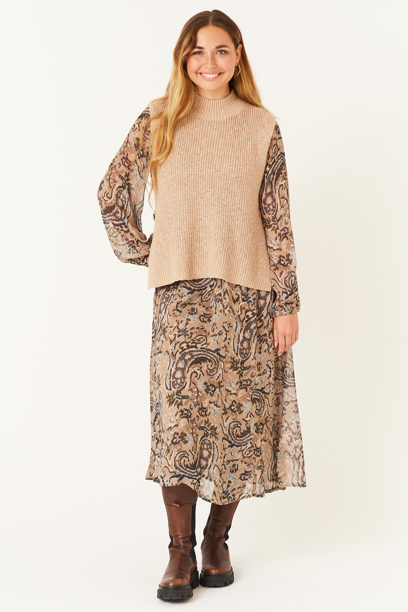 Amy klänning  peanut - 13