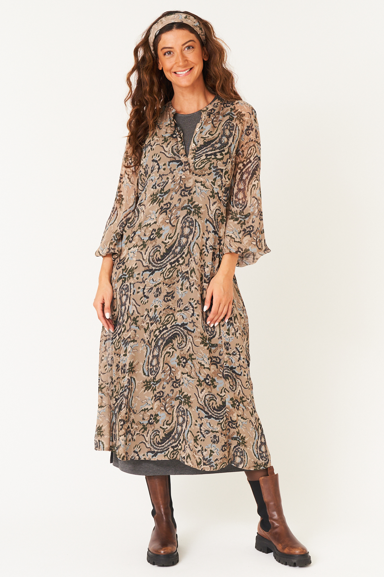Amy dress  peanut