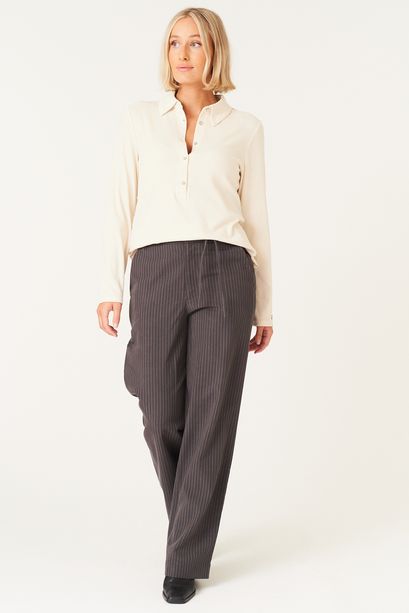 Angela trouser  platinum
