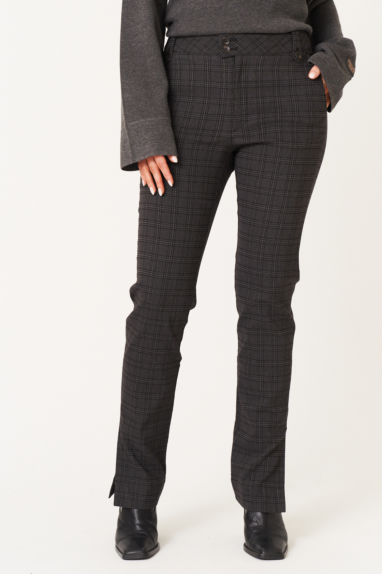 Adrienne trouser  platinum - 3