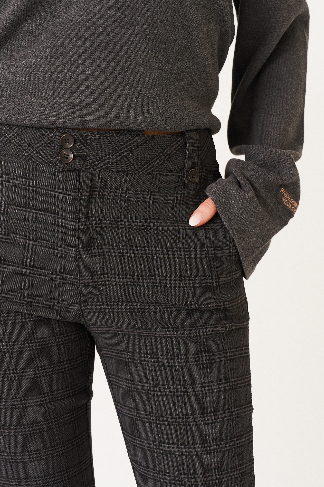 Adrienne trouser  platinum - 4