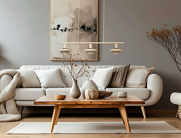 EPSILON taklampa 3:a, Beige - Aneta - 2