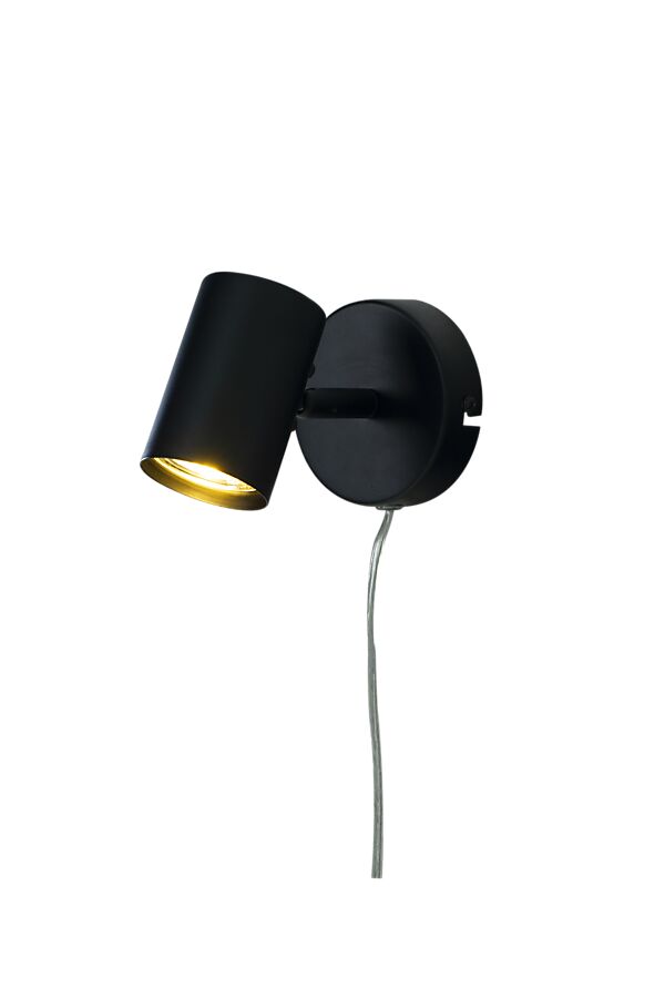 Vägglampa Hugin Svart - Aneta