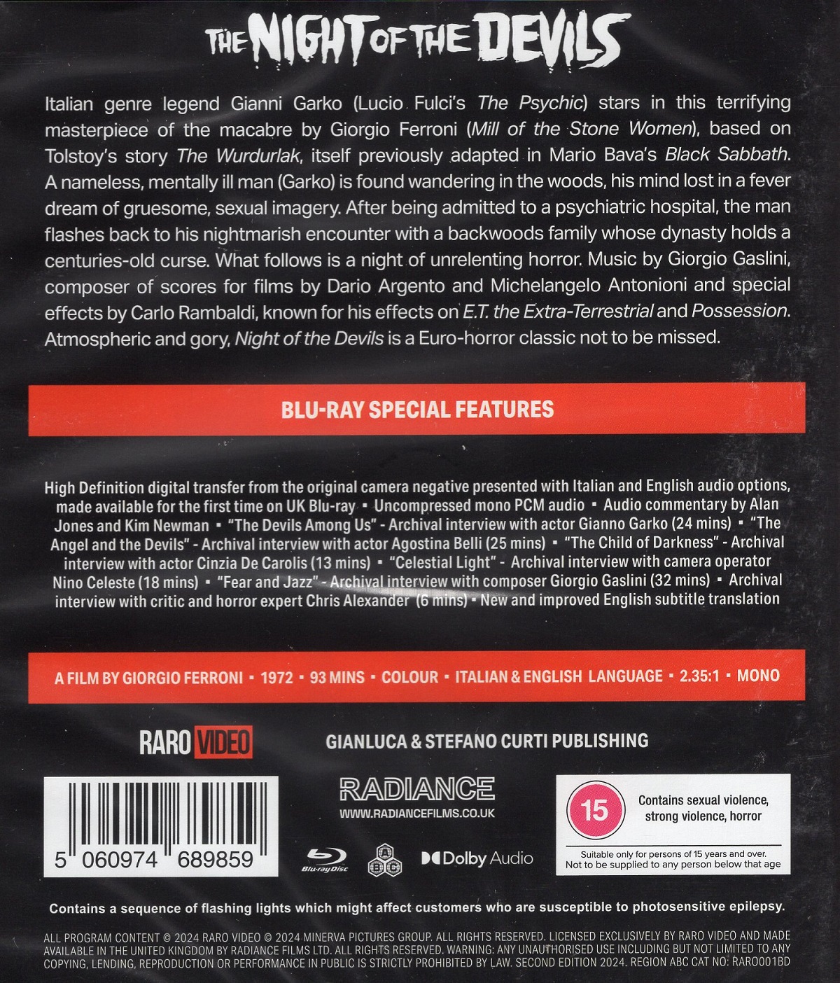 Night of the Devils (ej svensk text) (Blu-ray) - 2