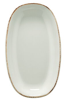 Retro - Oval Tallrik 24x14 cm 12-pack