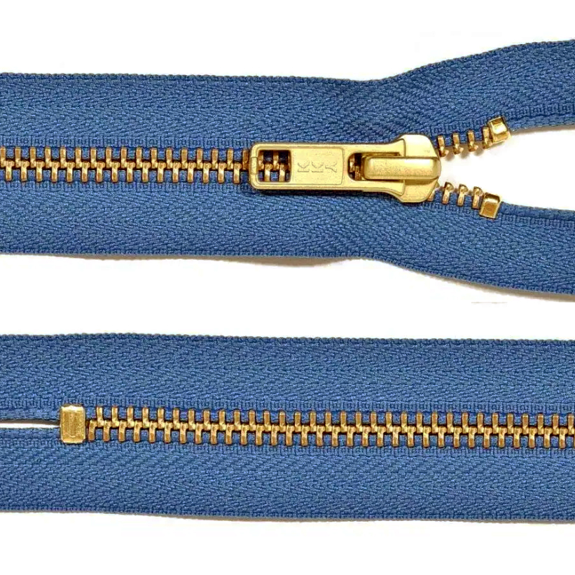 Blixtlås till jeans - ljus jeansblå